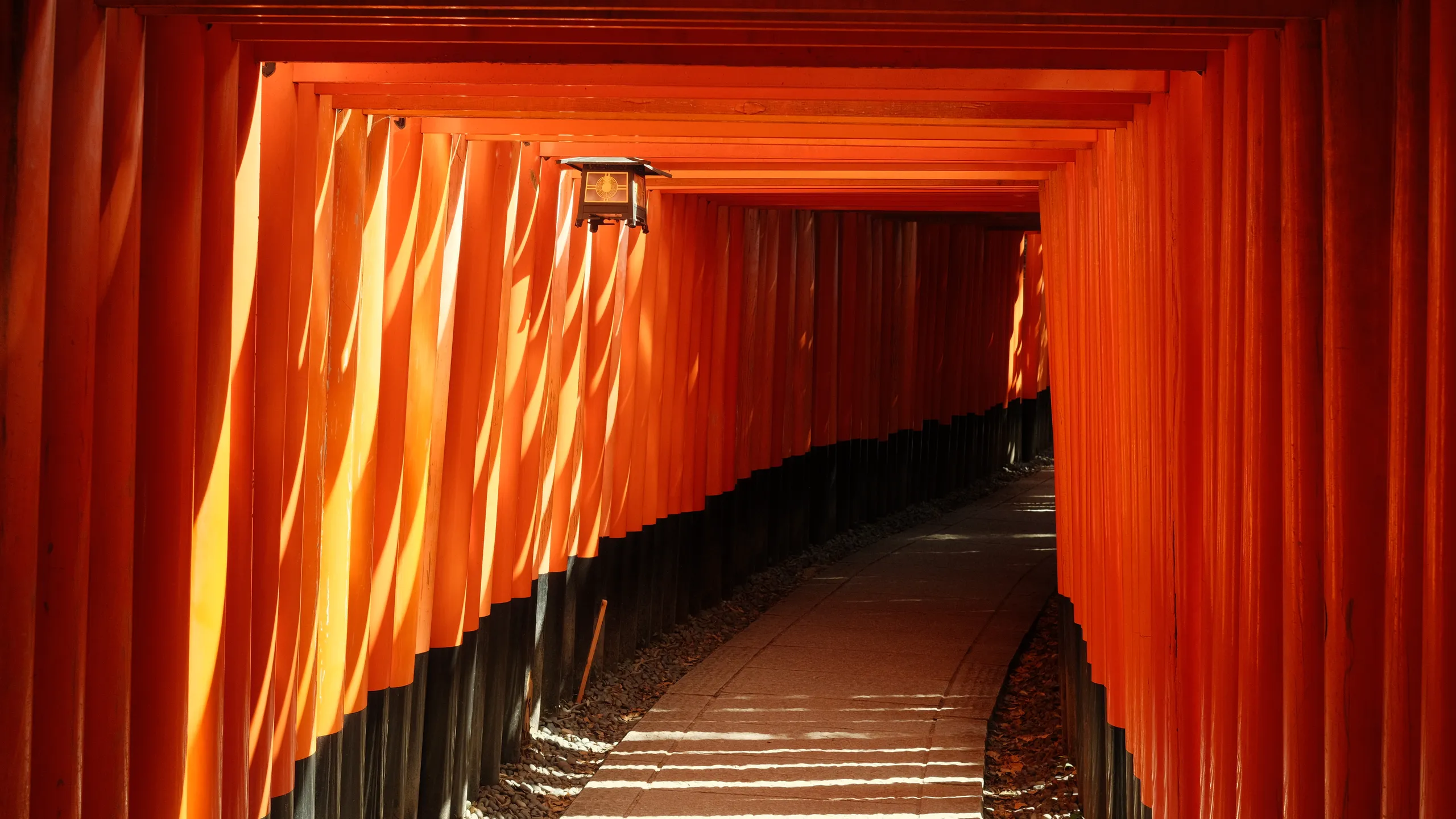 fushimi inari taisha a walkway out of red gates.fd785b47