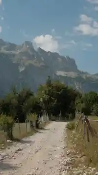 hiking road in albania.11bd3d2d