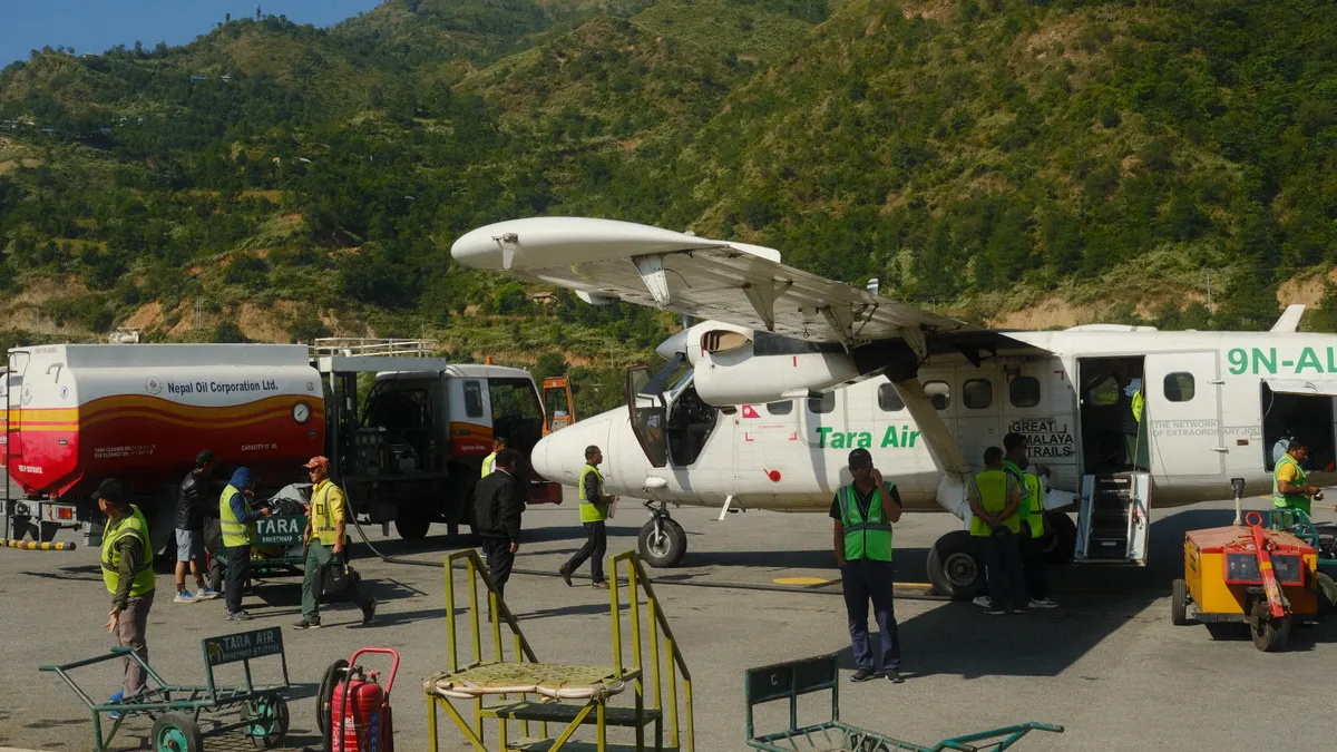 Plane to Lukla