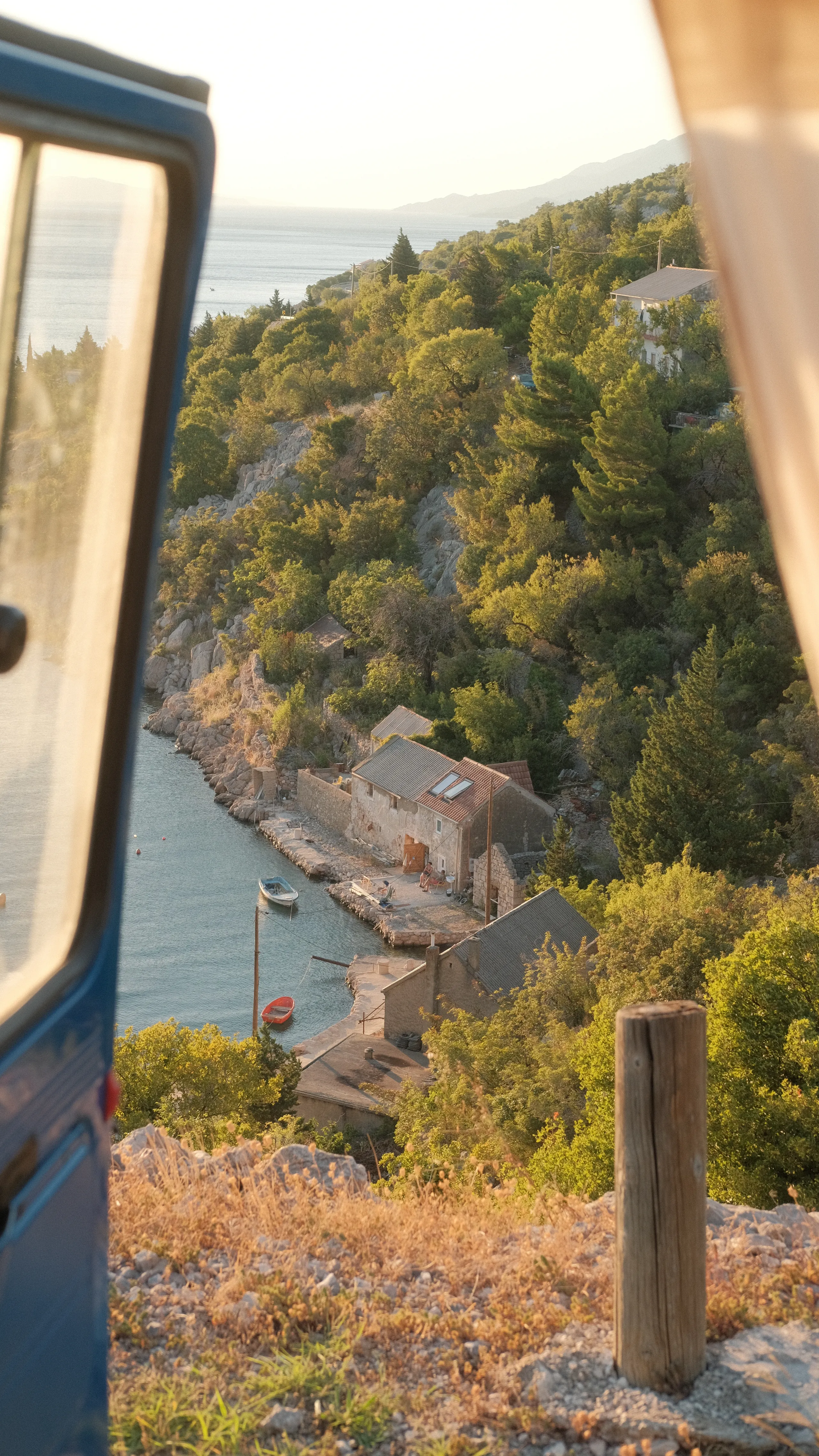 small town in croatia seen out of a bus.0a8b6cd6